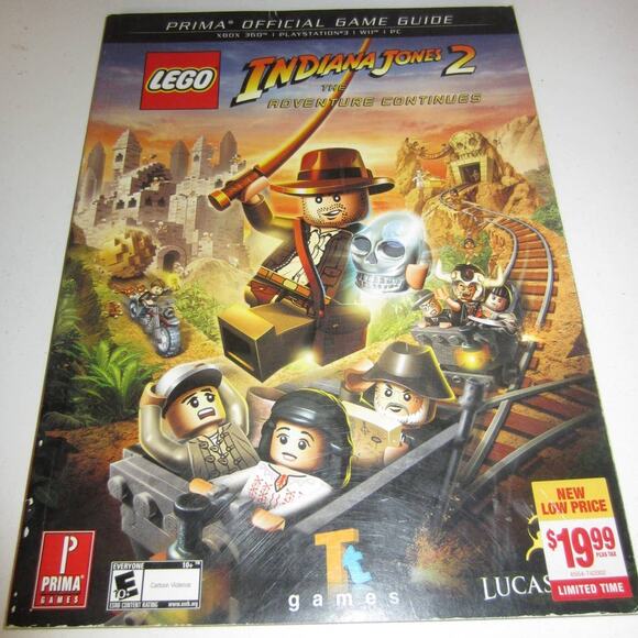 LEGO Indiana Jones 2 Prima Official Game Guide LucasArts TT Games - Picture 1 of 7